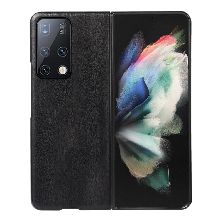 For Huawei Mate X2 Yellow Cow Texture PU Phone Case