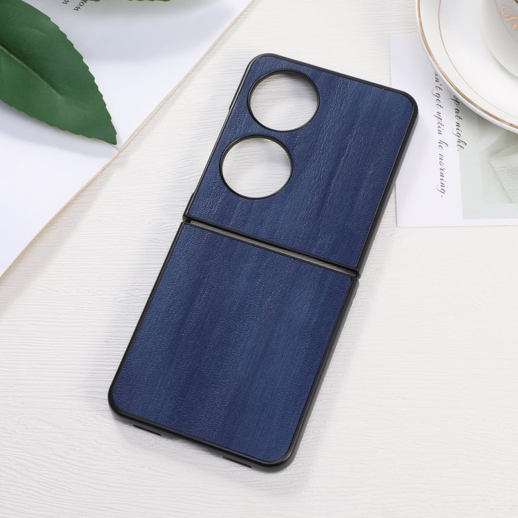 For Huawei P50 Pocket Yellow Cow Texture PU Phone Case