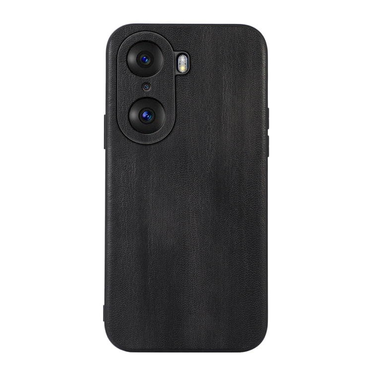 For Honor 60 Pro Yellow Cow Texture PU Phone Case