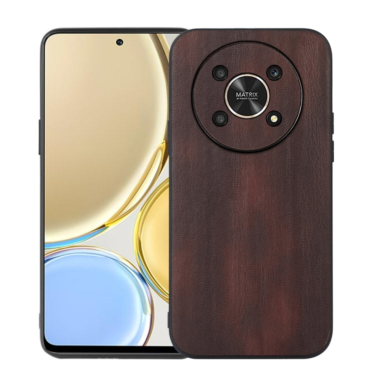 For Honor X30 Yellow Cow Texture PU Phone Case