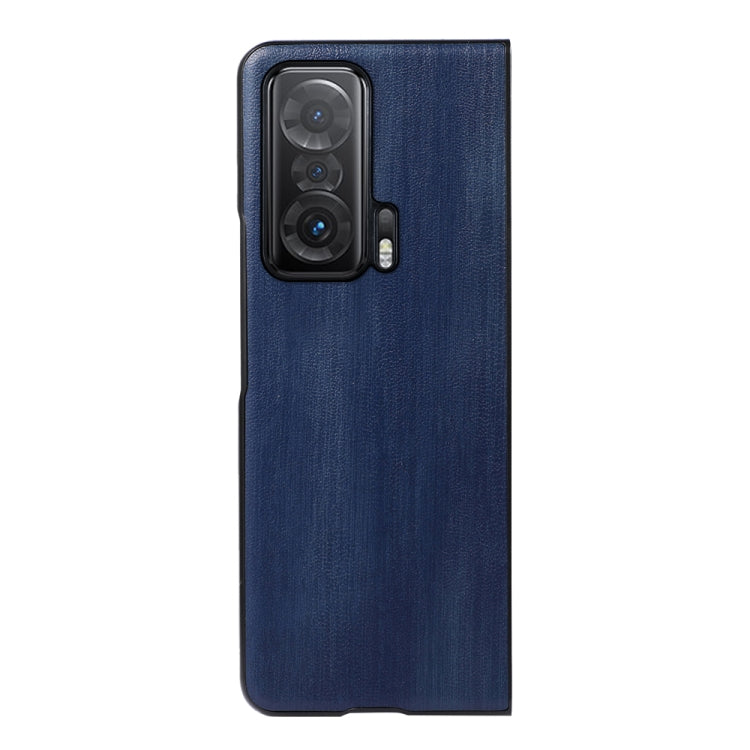 For Honor Magic V Yellow Cow Texture PU Phone Case