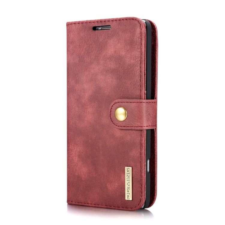 For LG V20 DG.MING Crazy Horse Texture Flip Detachable Magnetic Leather Case with Holder & Card Slots & Wallet