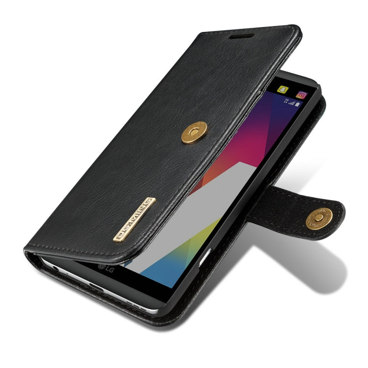 For LG V20 DG.MING Crazy Horse Texture Flip Detachable Magnetic Leather Case with Holder & Card Slots & Wallet