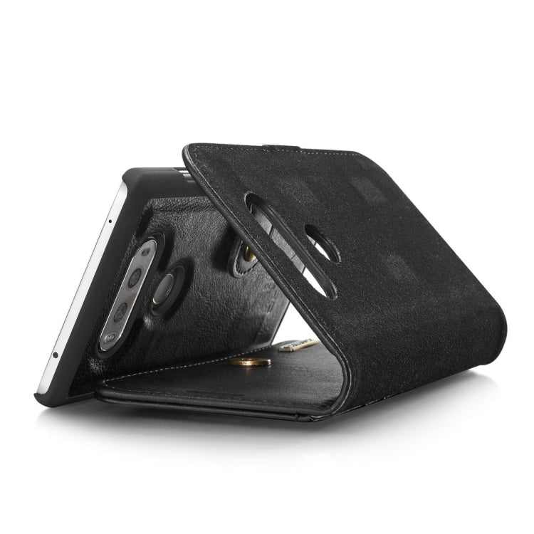 For LG V20 DG.MING Crazy Horse Texture Flip Detachable Magnetic Leather Case with Holder & Card Slots & Wallet