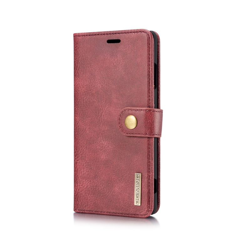For Sony Xperia XZ3 DG.MING Crazy Horse Texture Flip Detachable Magnetic Leather Case with Holder & Card Slots & Wallet