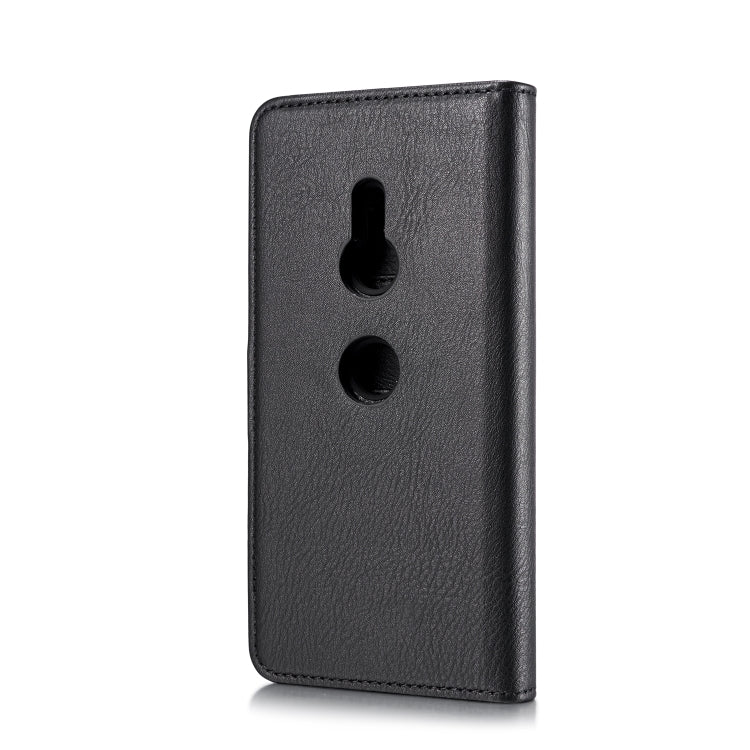 For Sony Xperia XZ3 DG.MING Crazy Horse Texture Flip Detachable Magnetic Leather Case with Holder & Card Slots & Wallet