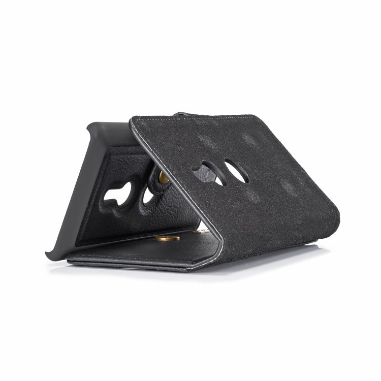 For Sony Xperia XZ3 DG.MING Crazy Horse Texture Flip Detachable Magnetic Leather Case with Holder & Card Slots & Wallet