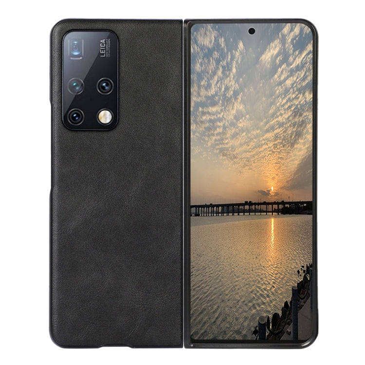 For Huawei Mate X2 Cowhide Texture PU Phone Case