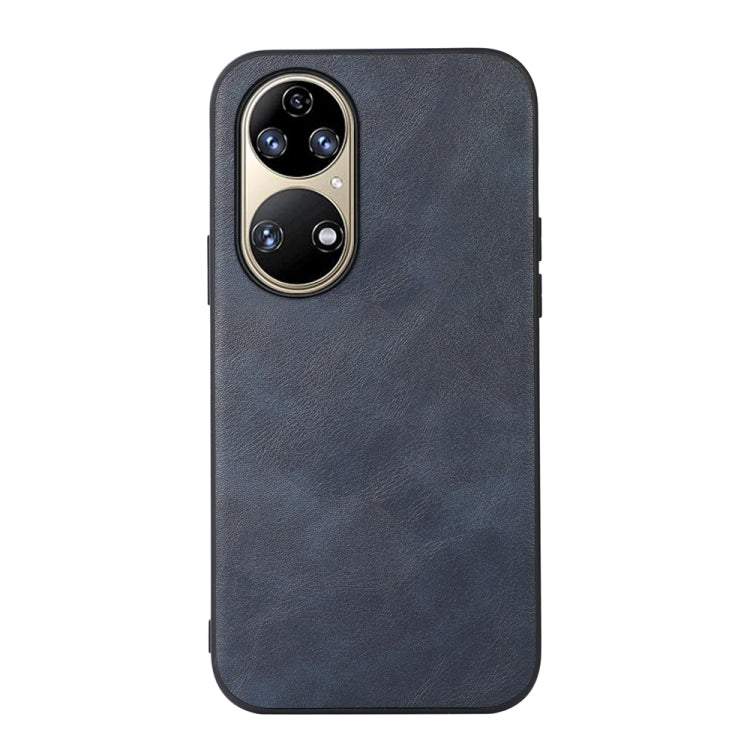 For Huawei P50 Cowhide Texture PU Phone Case