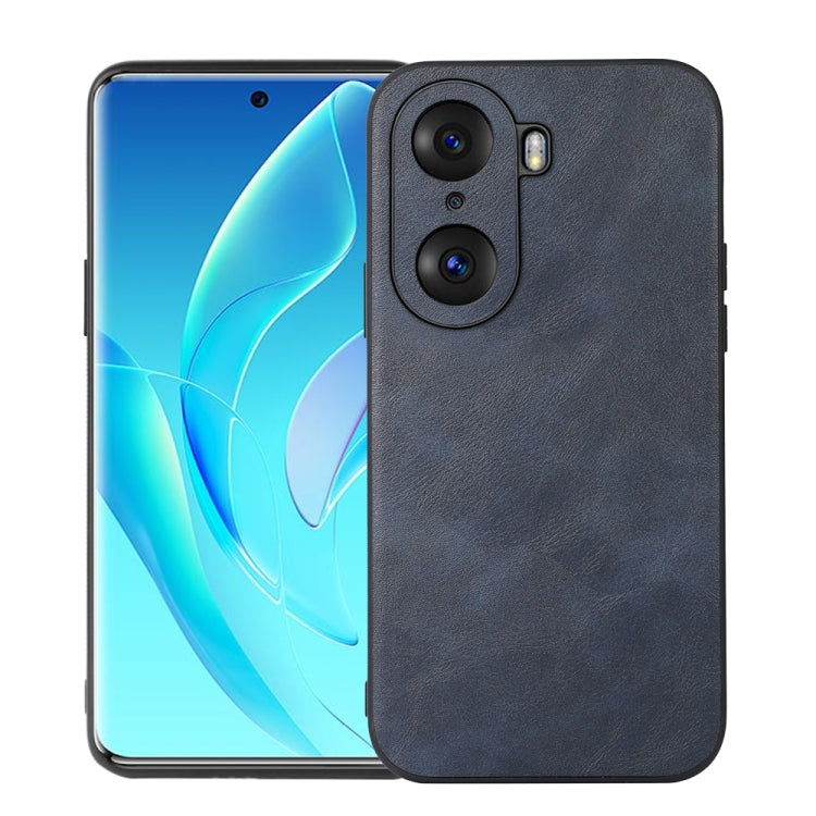 For Honor 60 Pro Cowhide Texture PU Phone Case
