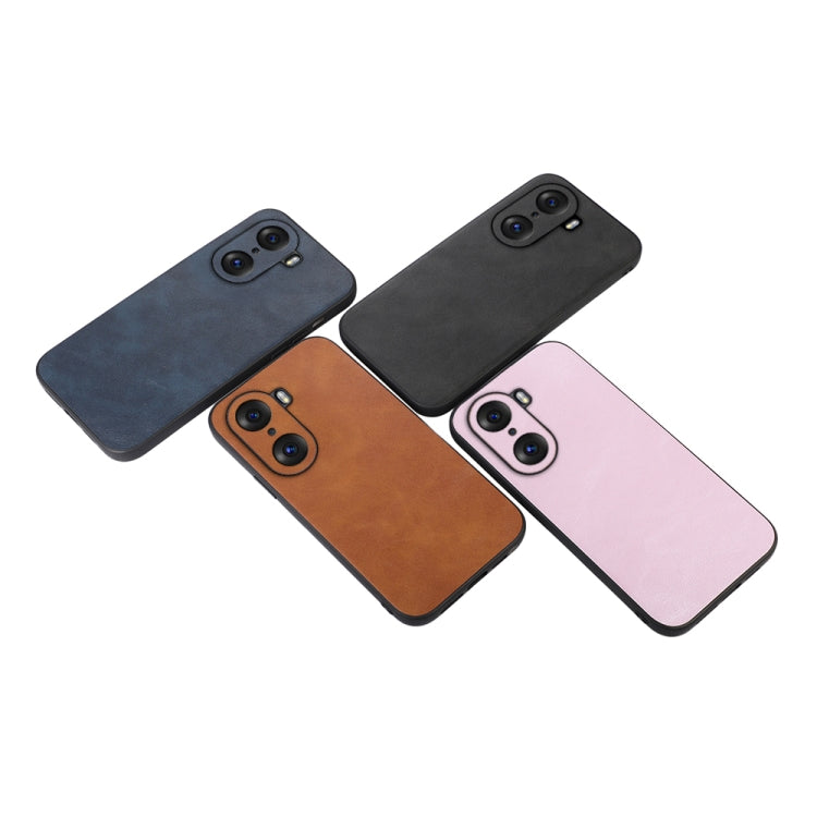For Honor 60 Pro Cowhide Texture PU Phone Case