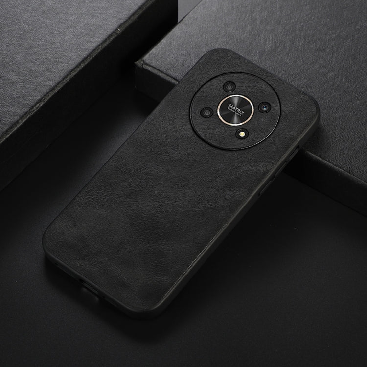For Honor X30 Cowhide Texture PU Phone Case