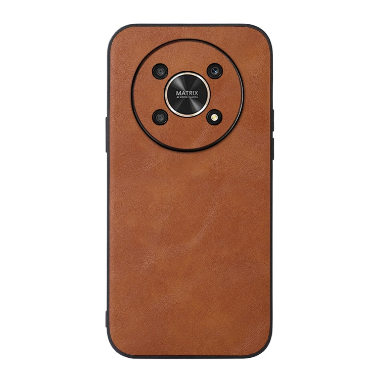 For Honor X30 Cowhide Texture PU Phone Case