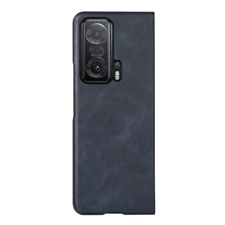 For Honor Magic V Cowhide Texture PU Phone Case