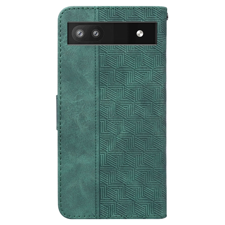 For Google Pixel 6a Geometric Embossed Leather Phone Case