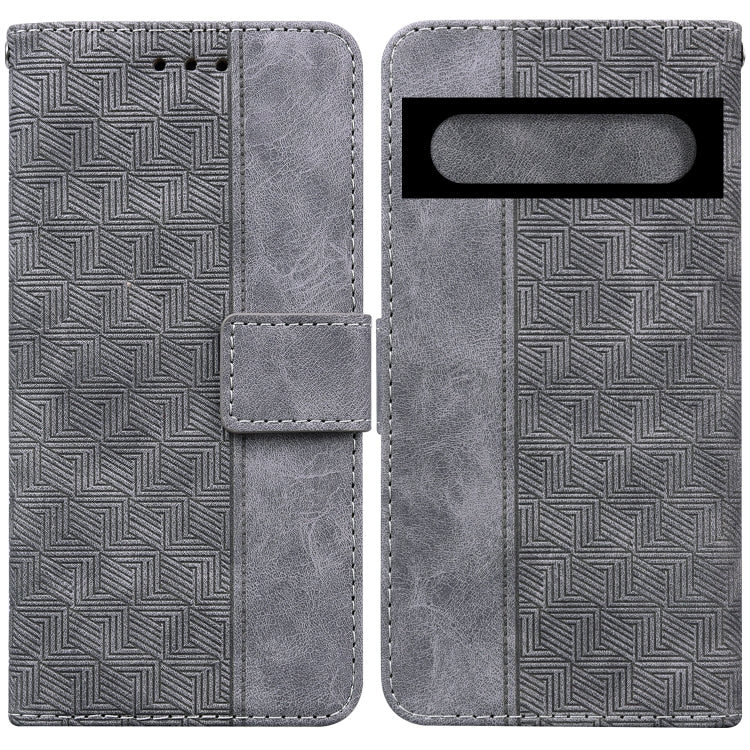 For Google Pixel 7 Pro 5G Geometric Embossed Leather Phone Case