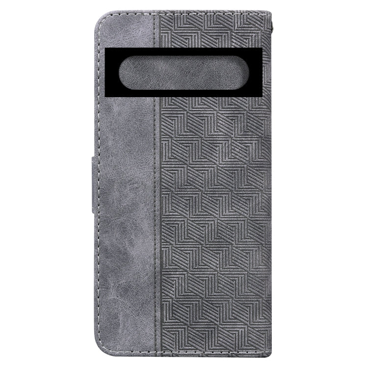 For Google Pixel 7 5G Geometric Embossed Leather Phone Case