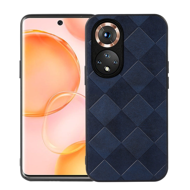 For Honor 50 Weave Plaid PU Phone Case