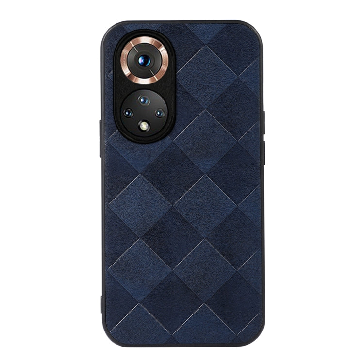 For Honor 50 Weave Plaid PU Phone Case