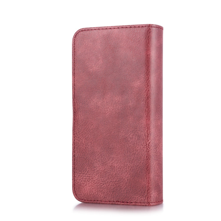 For Galaxy Note9 DG.MING Triple Fold Crazy Horse Texture Magnetic Horizontal Flip Leather Case with Holder & Card Slots & Wallet