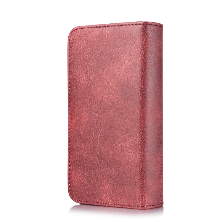 For Galaxy S10 Plus DG.MING Triple Fold Crazy Horse Texture Magnetic Horizontal Flip Leather Case with Holder & Card Slots & Wallet