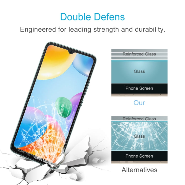 0.26mm 9H 2.5D Tempered Glass Film For Xiaomi Redmi 10C / 10 India Version / Civi 1S / Poco C40