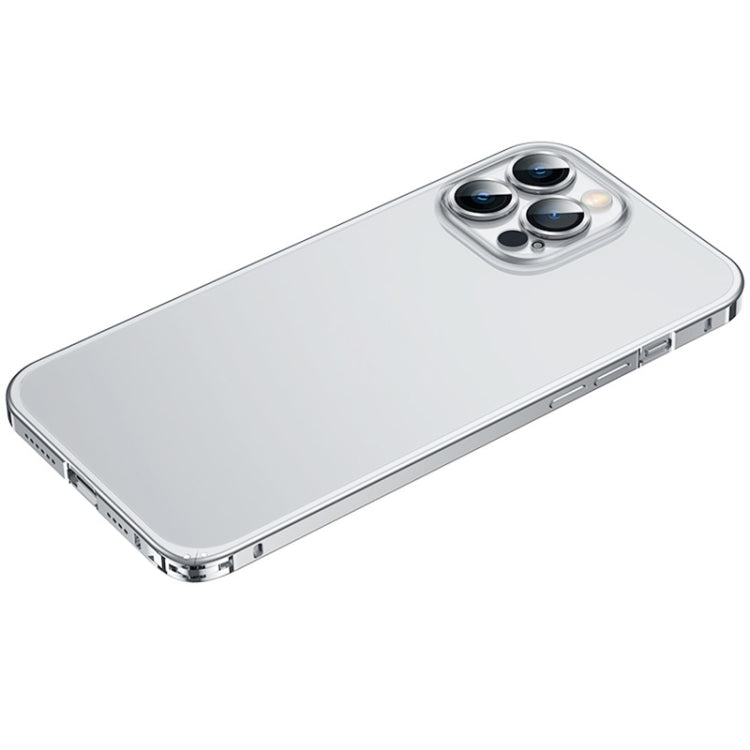 For iPhone 12 Pro Frosted Phone Case with Lens Protection