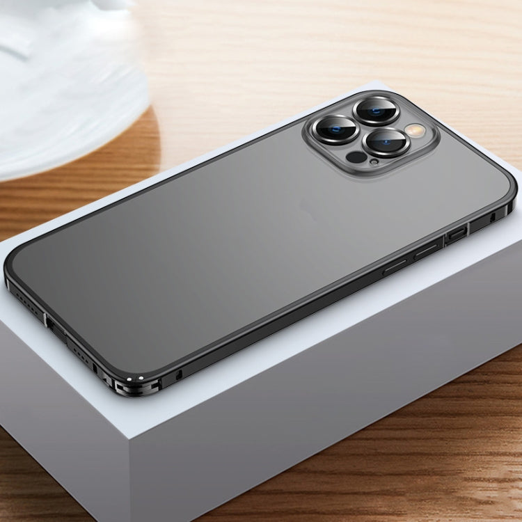 For iPhone 12 Pro Max Frosted Phone Case with Lens Protection
