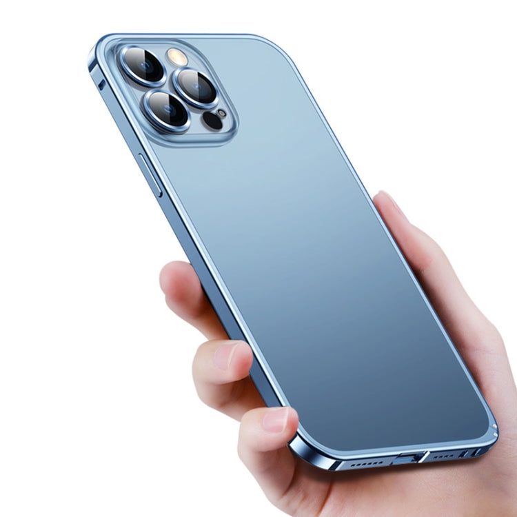 For iPhone 13 Pro Frosted Phone Case with Lens Protection