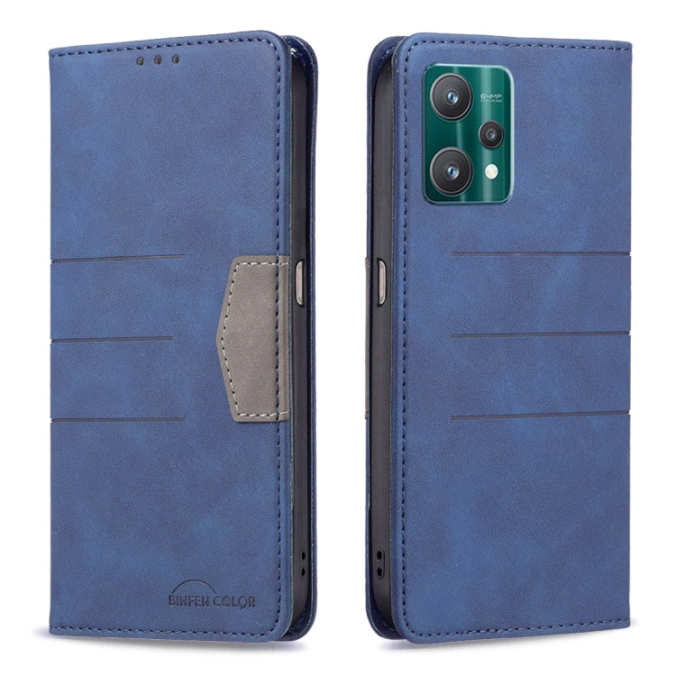 For OPPO Realme 9 Pro Magnetic Splicing Leather Phone Case