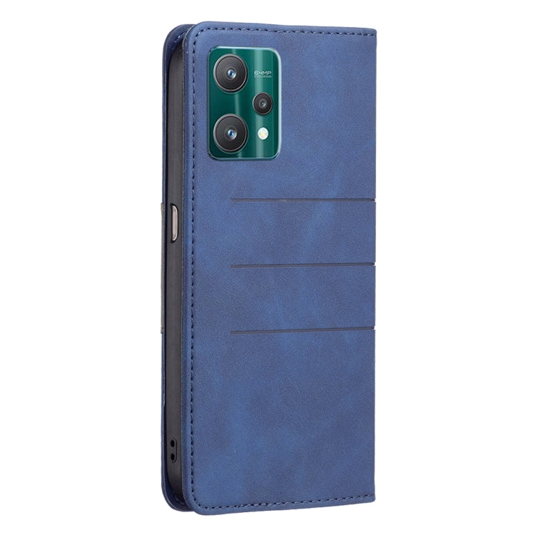 For OPPO Realme 9 Pro Magnetic Splicing Leather Phone Case