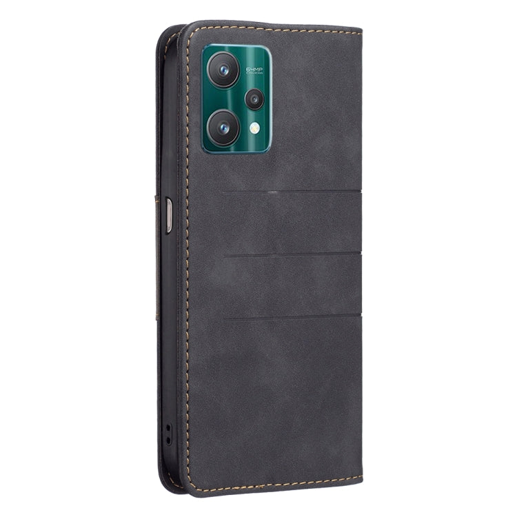 For OPPO Realme 9 Pro Magnetic Splicing Leather Phone Case