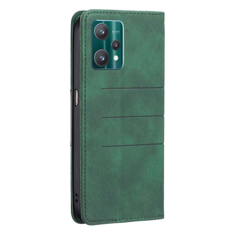 For OPPO Realme 9 Pro Magnetic Splicing Leather Phone Case