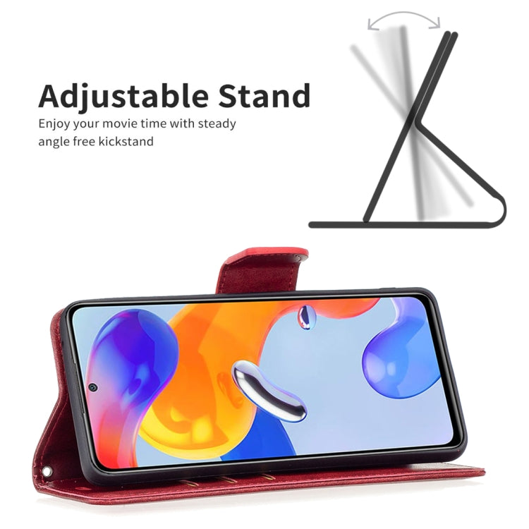 For Xiaomi Redmi Note 11 Pro International Version Lambskin Texture Pure Color Horizontal Flip Leather Phone Case