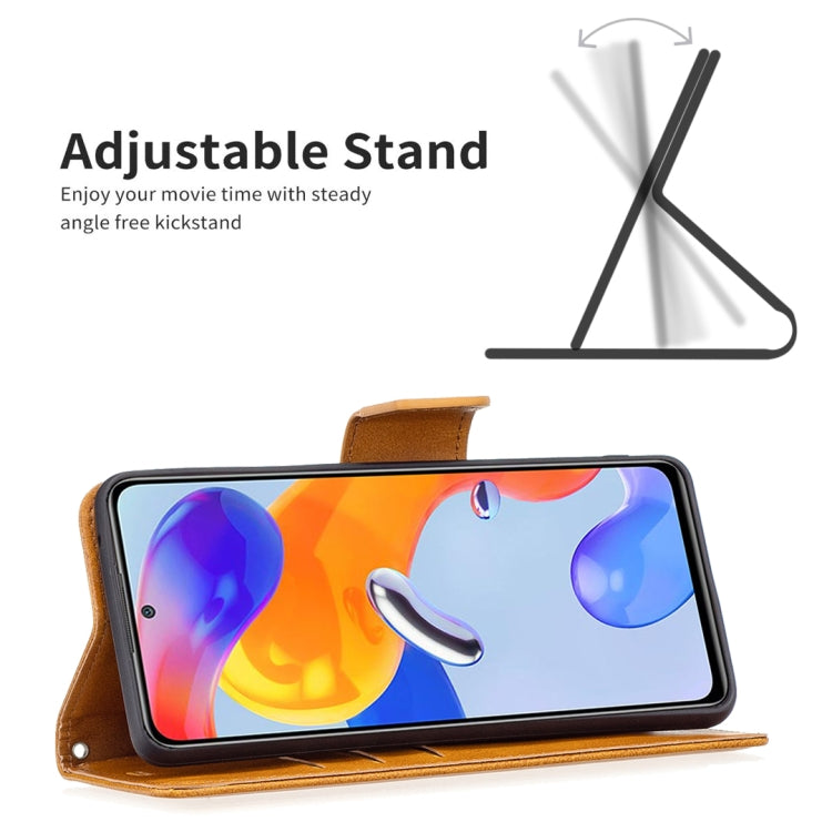 For Xiaomi Redmi Note 11 Pro International Version Lambskin Texture Pure Color Horizontal Flip Leather Phone Case