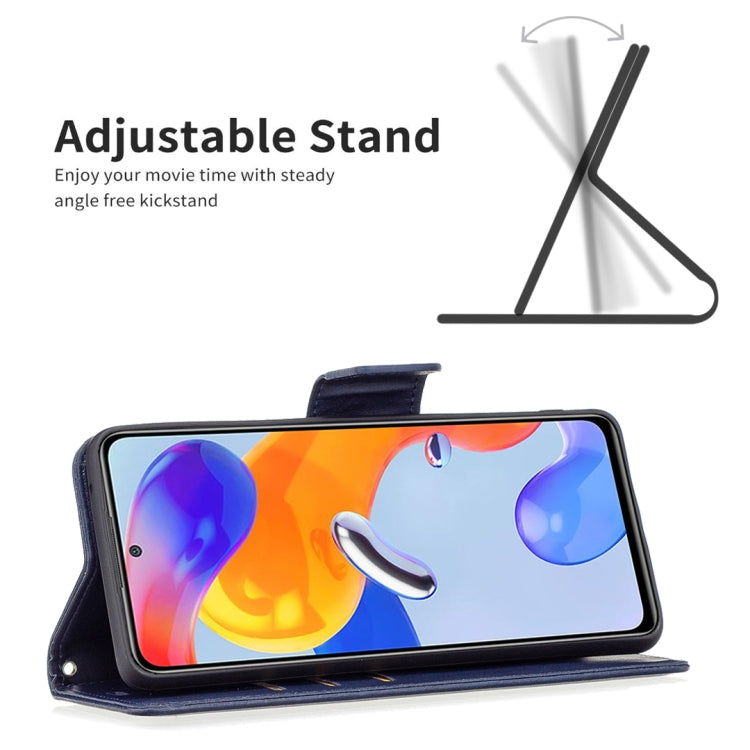 For Xiaomi Redmi Note 11 Pro International Version Lambskin Texture Pure Color Horizontal Flip Leather Phone Case