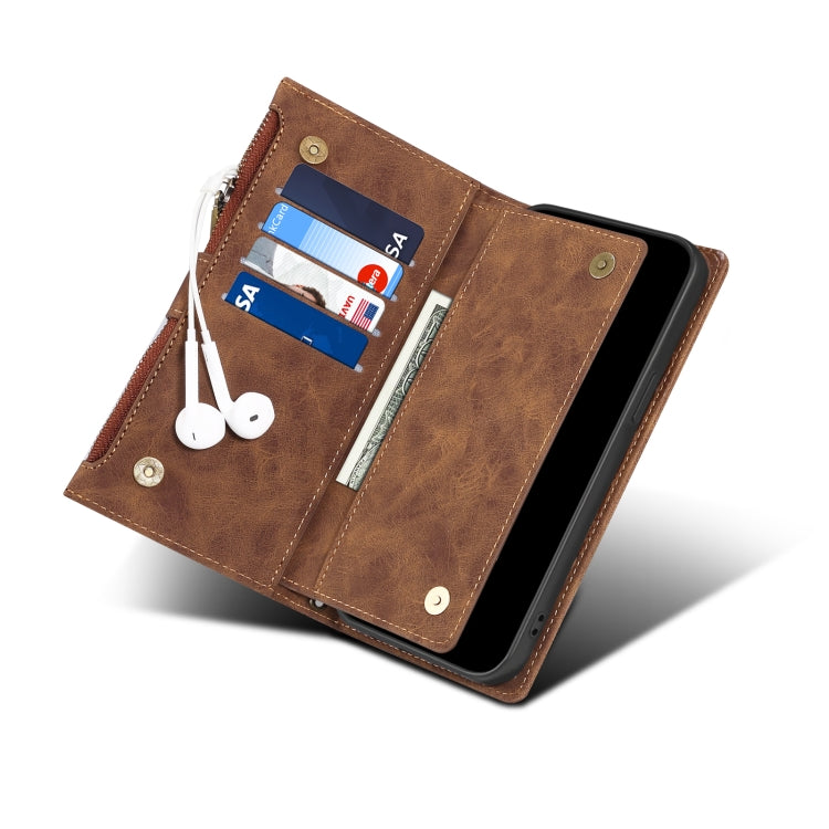 For Google Pixel 6a Retro Frosted Horizontal Flip Leather Phone Case