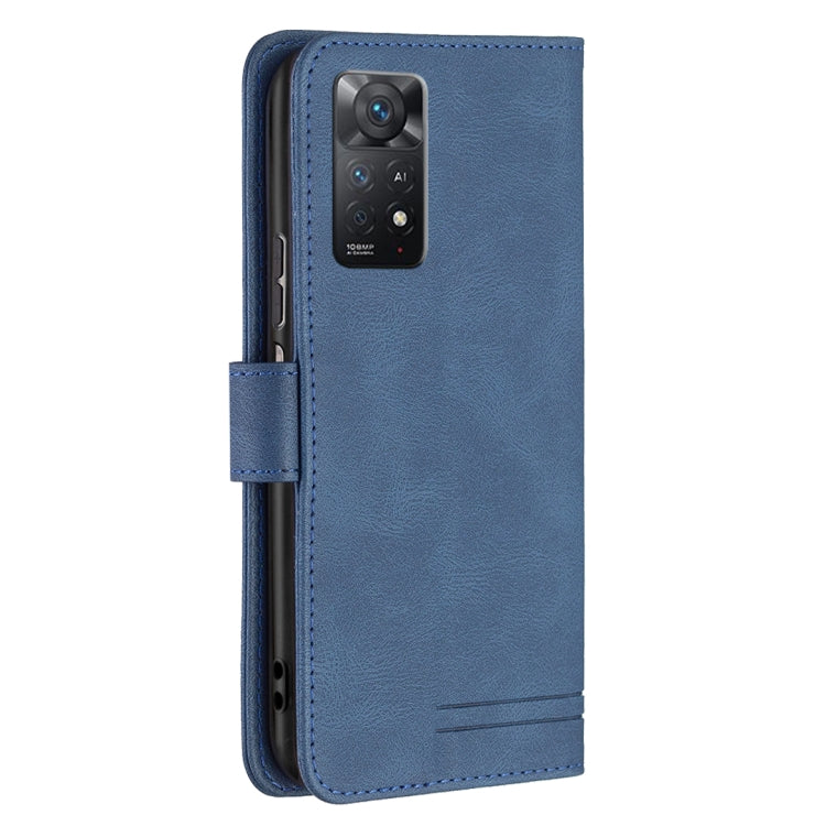 For Xiaomi Redmi Note 11 Pro International Version Magnetic Clasp RFID Blocking Anti-Theft Leather Case
