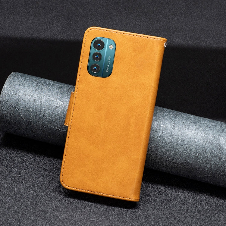 For Nokia G21 / G11 Retro Lambskin Texture Leather Phone Case