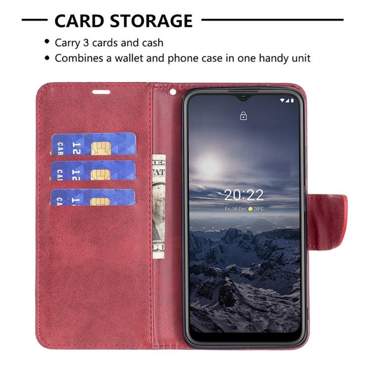 For Nokia G21 / G11 Retro Lambskin Texture Leather Phone Case