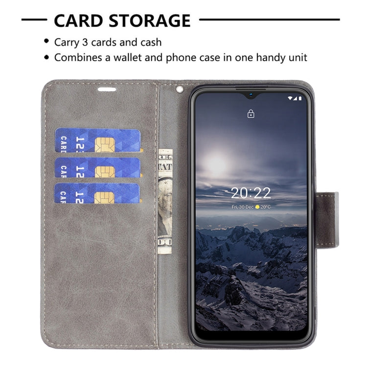 For Nokia G21 / G11 Retro Lambskin Texture Leather Phone Case
