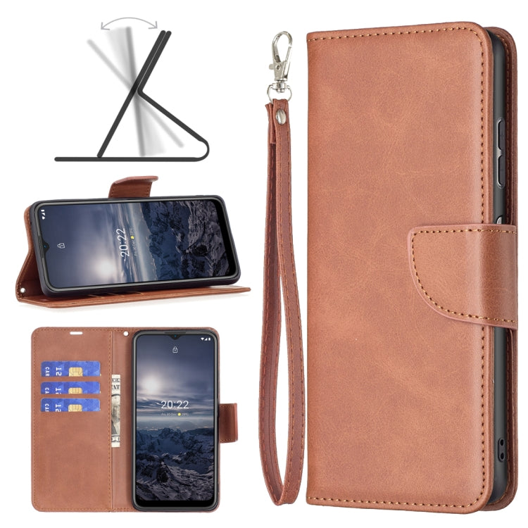 For Nokia G21 / G11 Retro Lambskin Texture Leather Phone Case