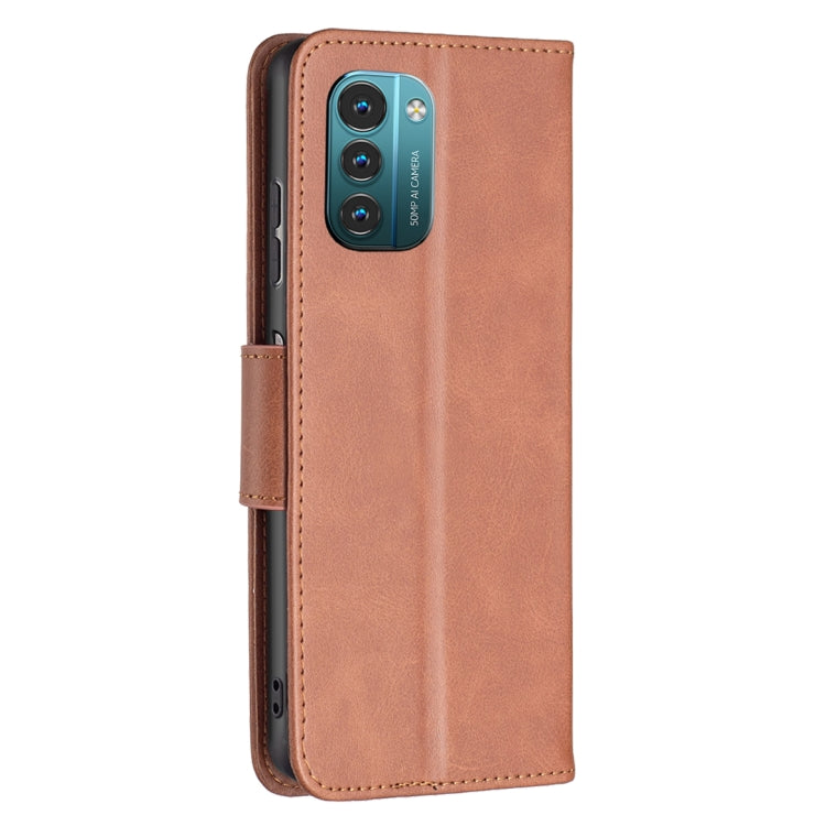 For Nokia G21 / G11 Retro Lambskin Texture Leather Phone Case