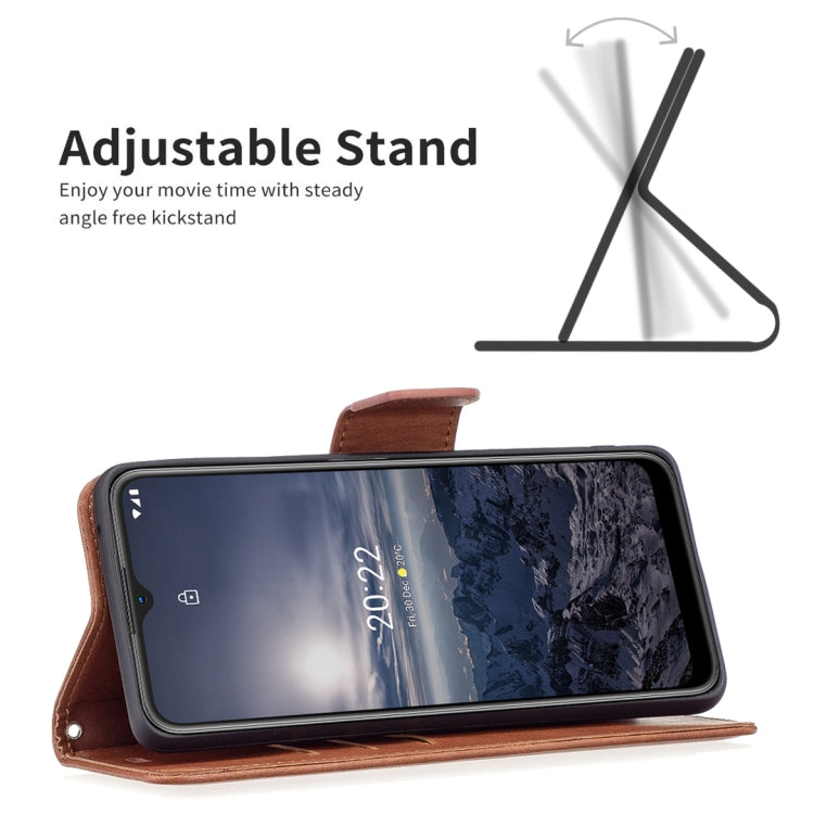 For Nokia G21 / G11 Retro Lambskin Texture Leather Phone Case