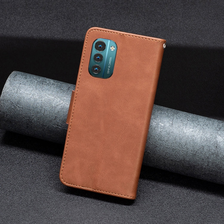 For Nokia G21 / G11 Retro Lambskin Texture Leather Phone Case