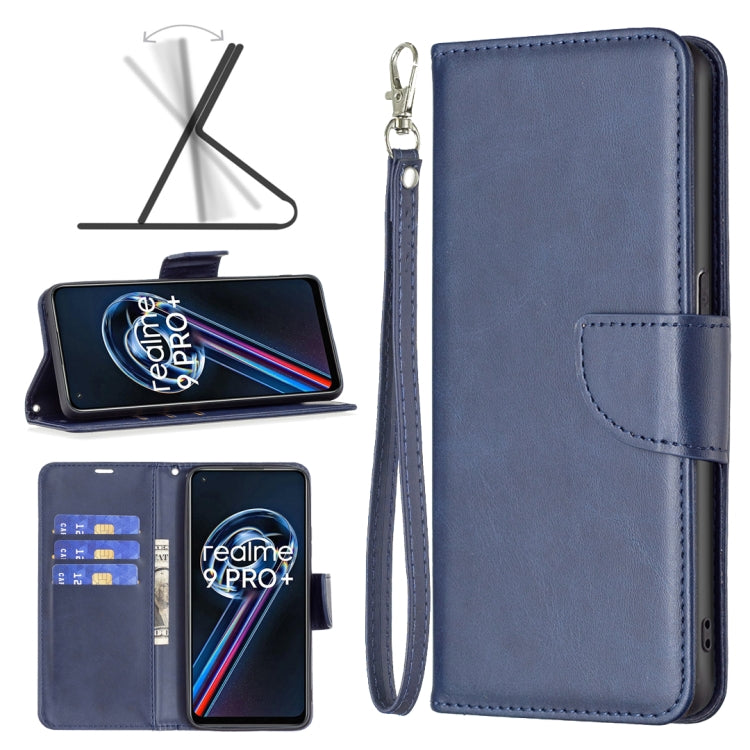 For OPPO Realme 9 Pro+ Retro Lambskin Texture Leather Phone Case