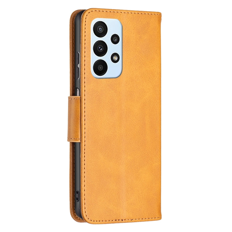 For Samsung Galaxy A23 5G Retro Lambskin Texture Leather Phone Case