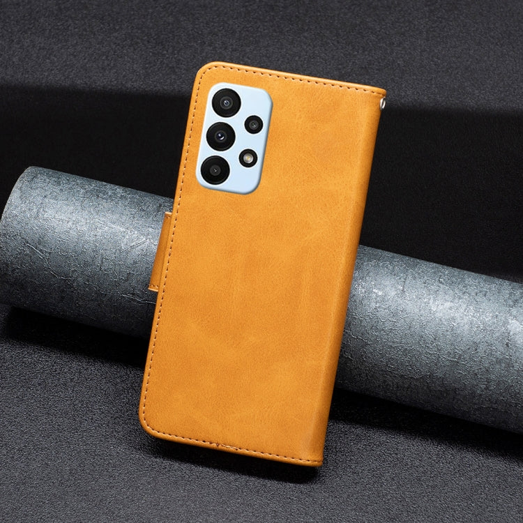 For Samsung Galaxy A23 5G Retro Lambskin Texture Leather Phone Case