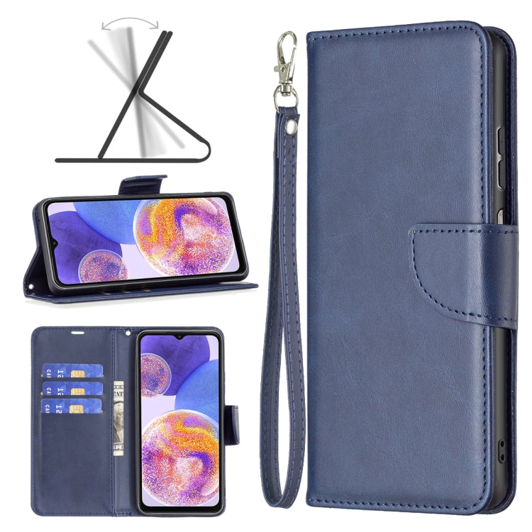 For Samsung Galaxy A23 5G Retro Lambskin Texture Leather Phone Case