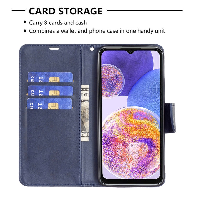 For Samsung Galaxy A23 5G Retro Lambskin Texture Leather Phone Case